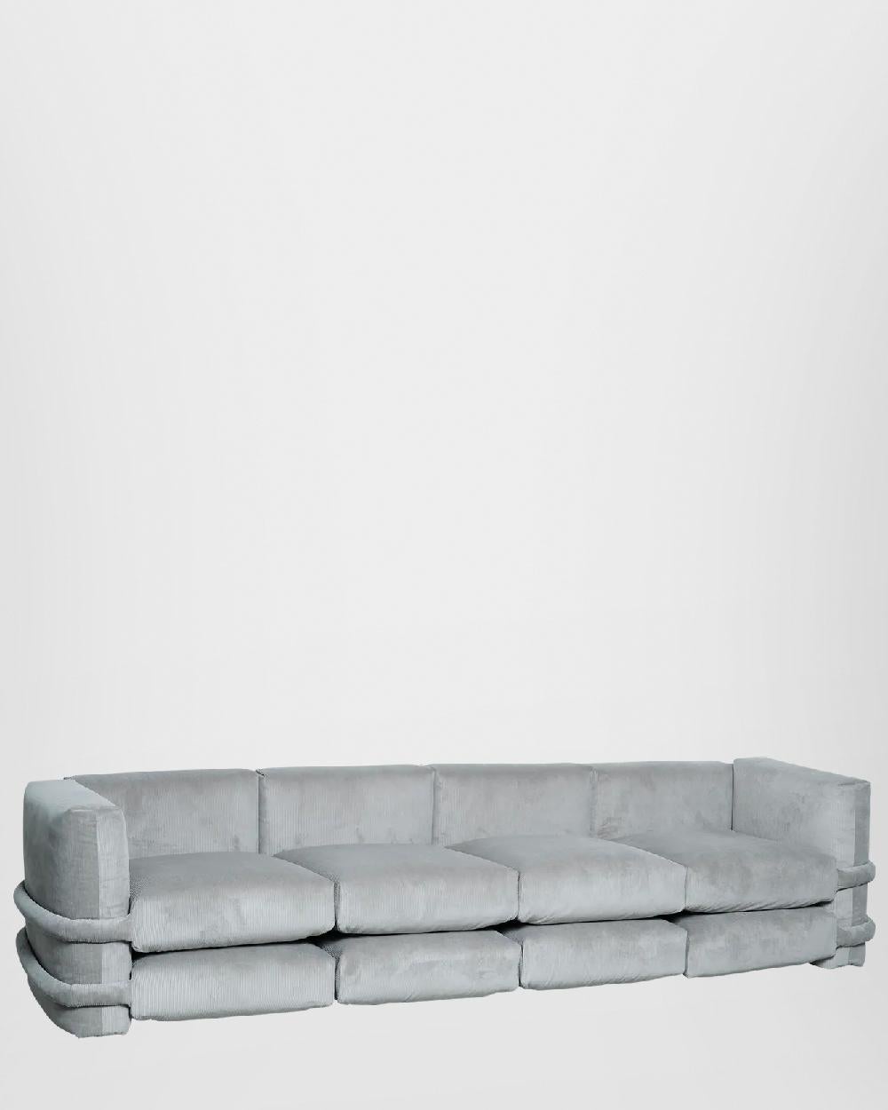 Divano BD Barcelona PILLOW in velluto a coste di Muller Van Severen in vendita 3