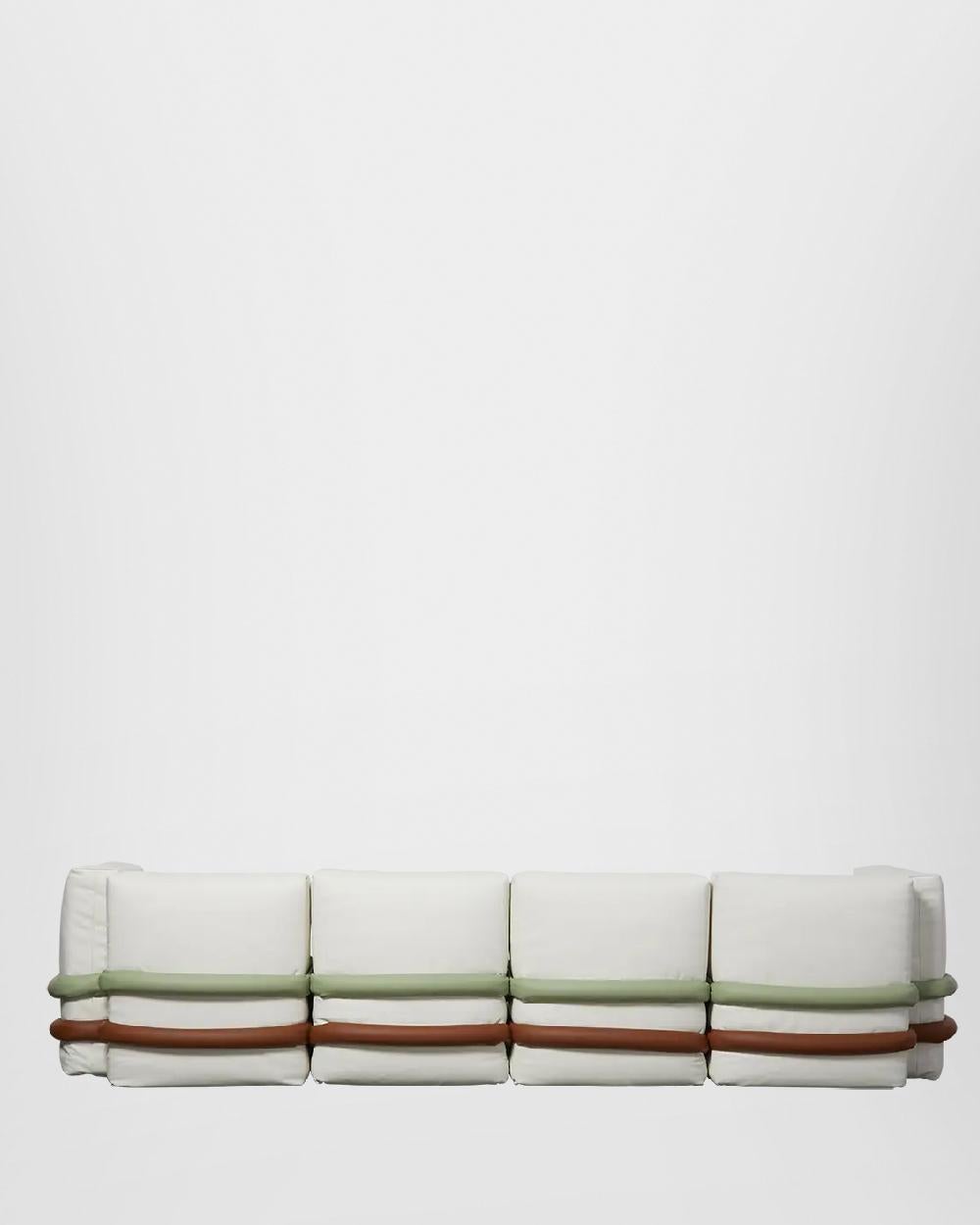 Canapé Pillow Barcelona en cuir par Muller Van Severen en vente 4