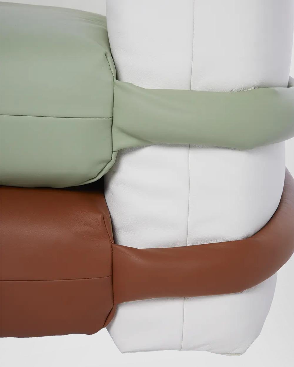 Canapé Pillow Barcelona en cuir par Muller Van Severen en vente 5