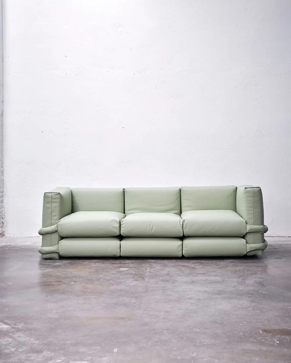 Canapé Pillow Barcelona en cuir par Muller Van Severen Neuf - En vente à Brooklyn, NY