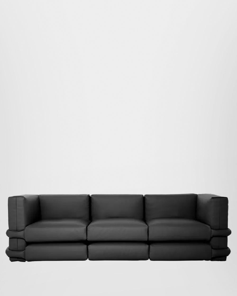 Canapé Pillow Barcelona en cuir par Muller Van Severen en vente 1