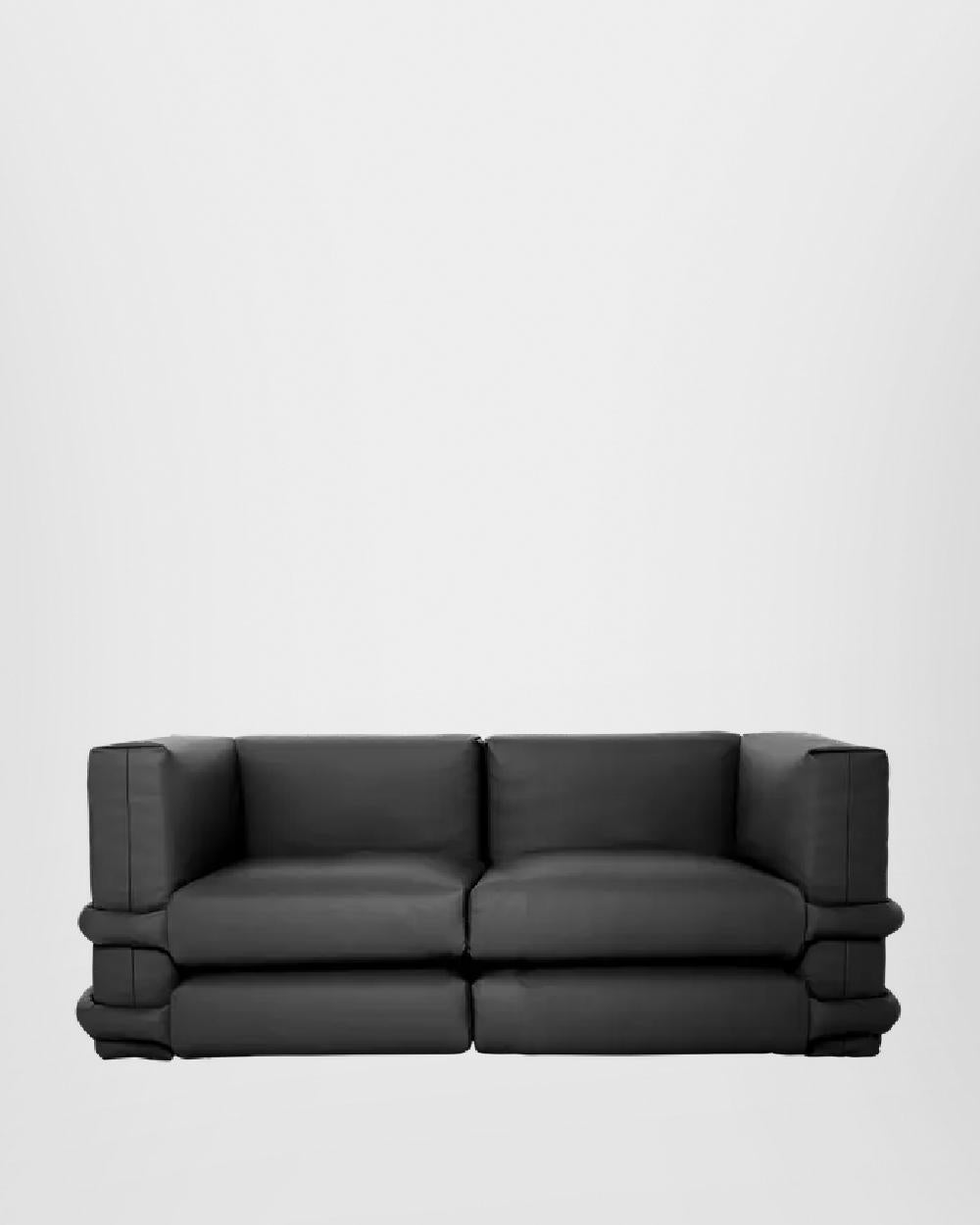 Canapé Pillow Barcelona en cuir par Muller Van Severen en vente 2