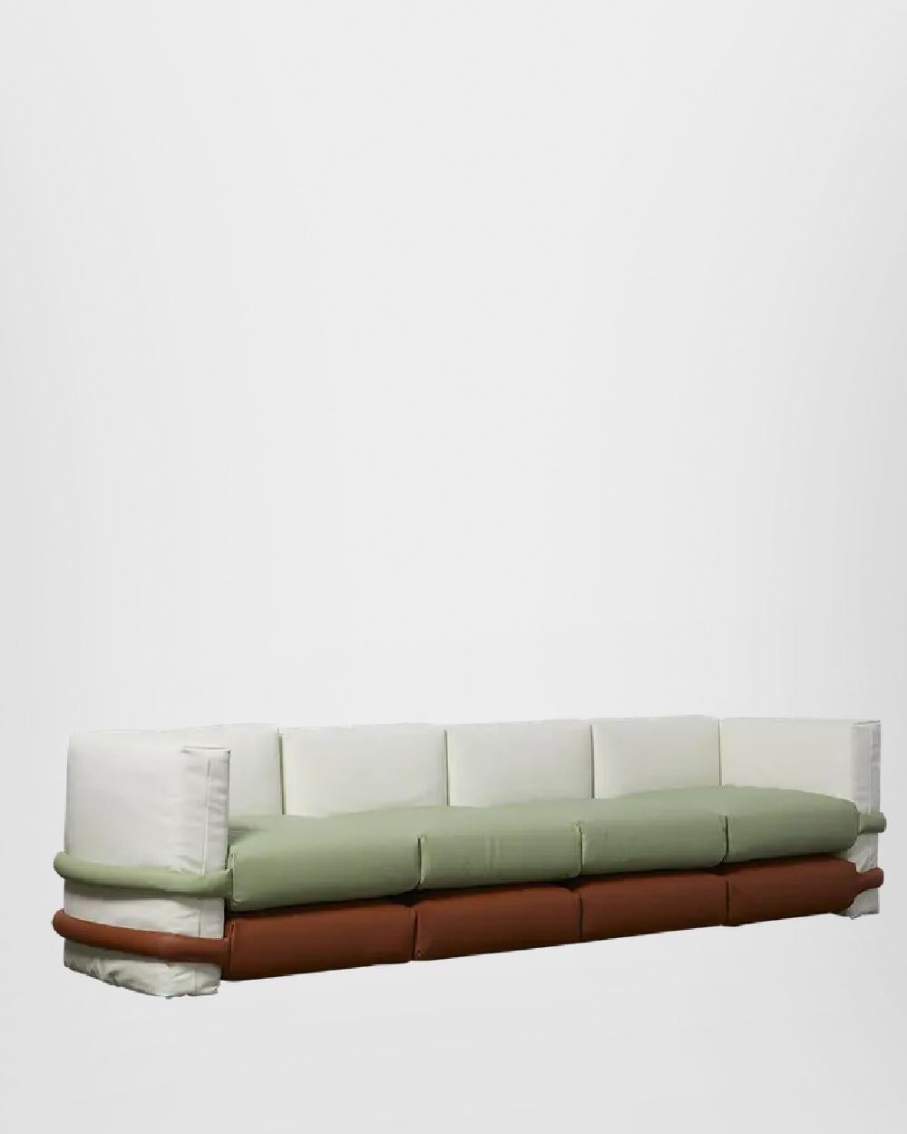 Canapé Pillow Barcelona en cuir par Muller Van Severen en vente 3