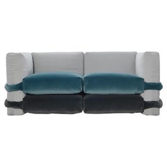 BD Barcelona PILLOW Sofa in Velvet by Muller Van Severen -Two Modular Section