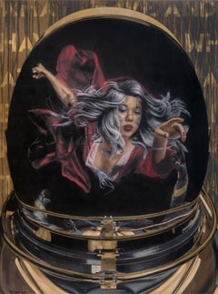 Lo que tengo y no he tenido, pintura de BD White (Astronauta, Arte Espacial)