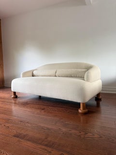 BDDW Caubeen Sofa by Tyler Hays, Cherry Legs, Made in USA