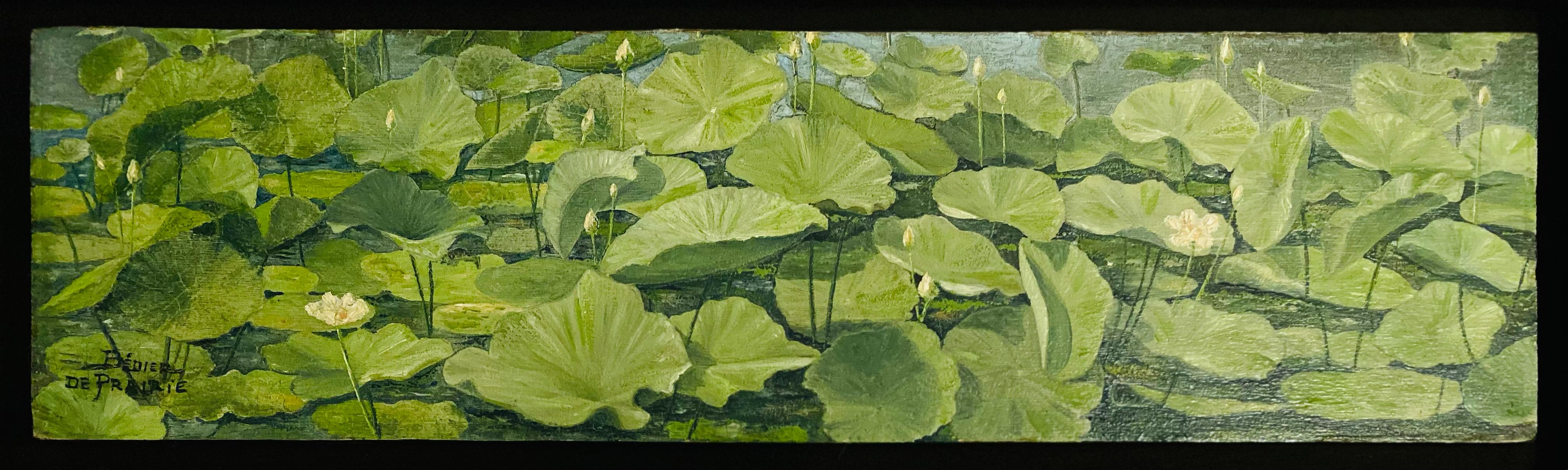 'Pianta acquatica' di De Prairie Bédier, 20° secolo,  Francese - Painting di Bédier de Prairie