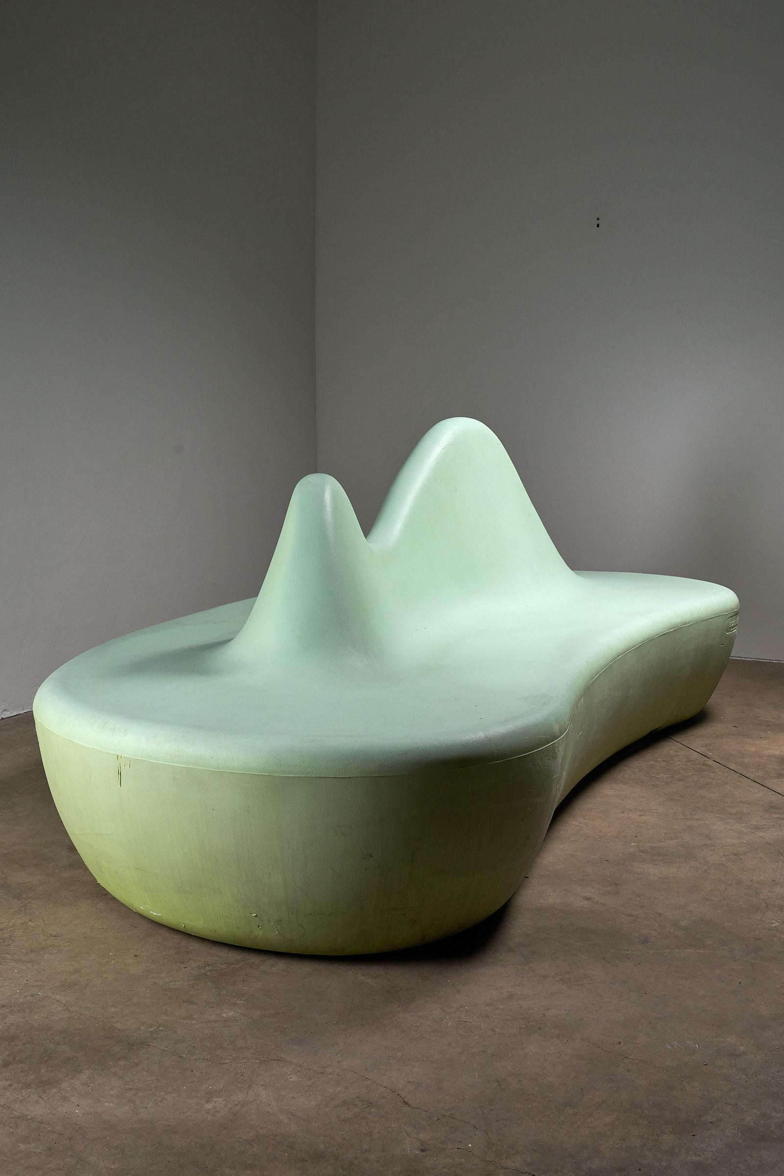 Molded BDLove Bench by Ross Lovegrove for BD Barcelona For Sale