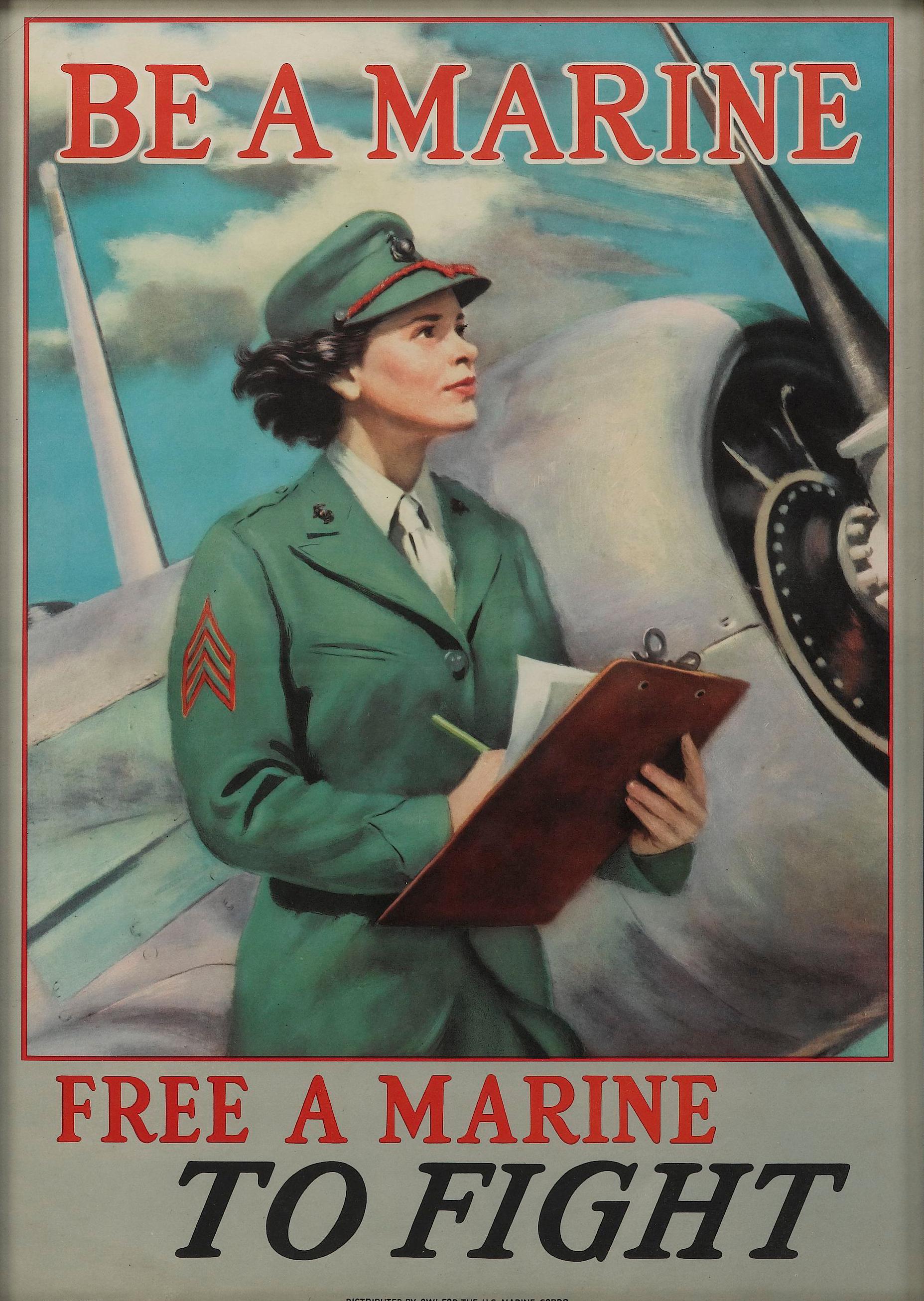 vintage marine corps recruiting posters