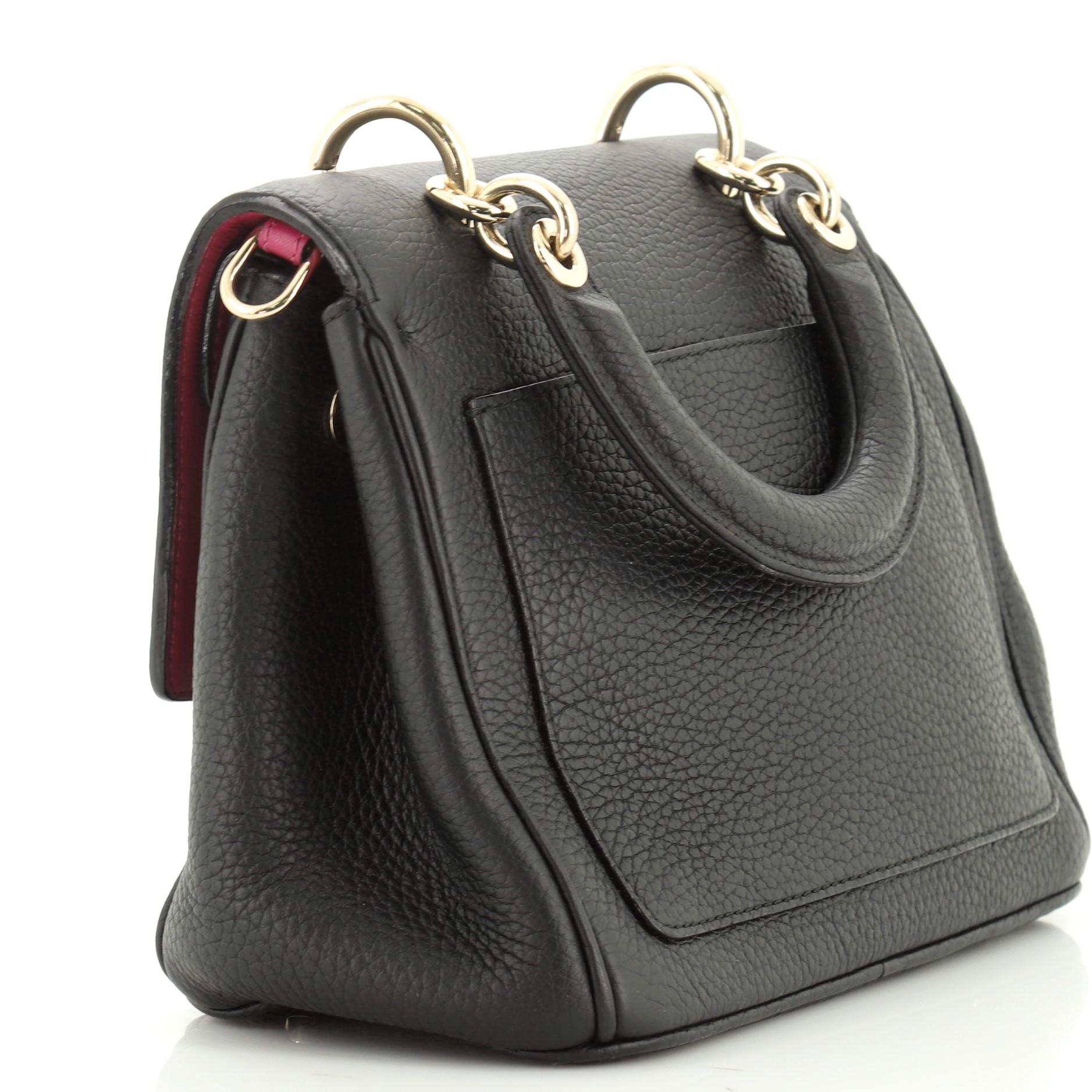 Be Dior Bag Pebbled Leather Mini 1