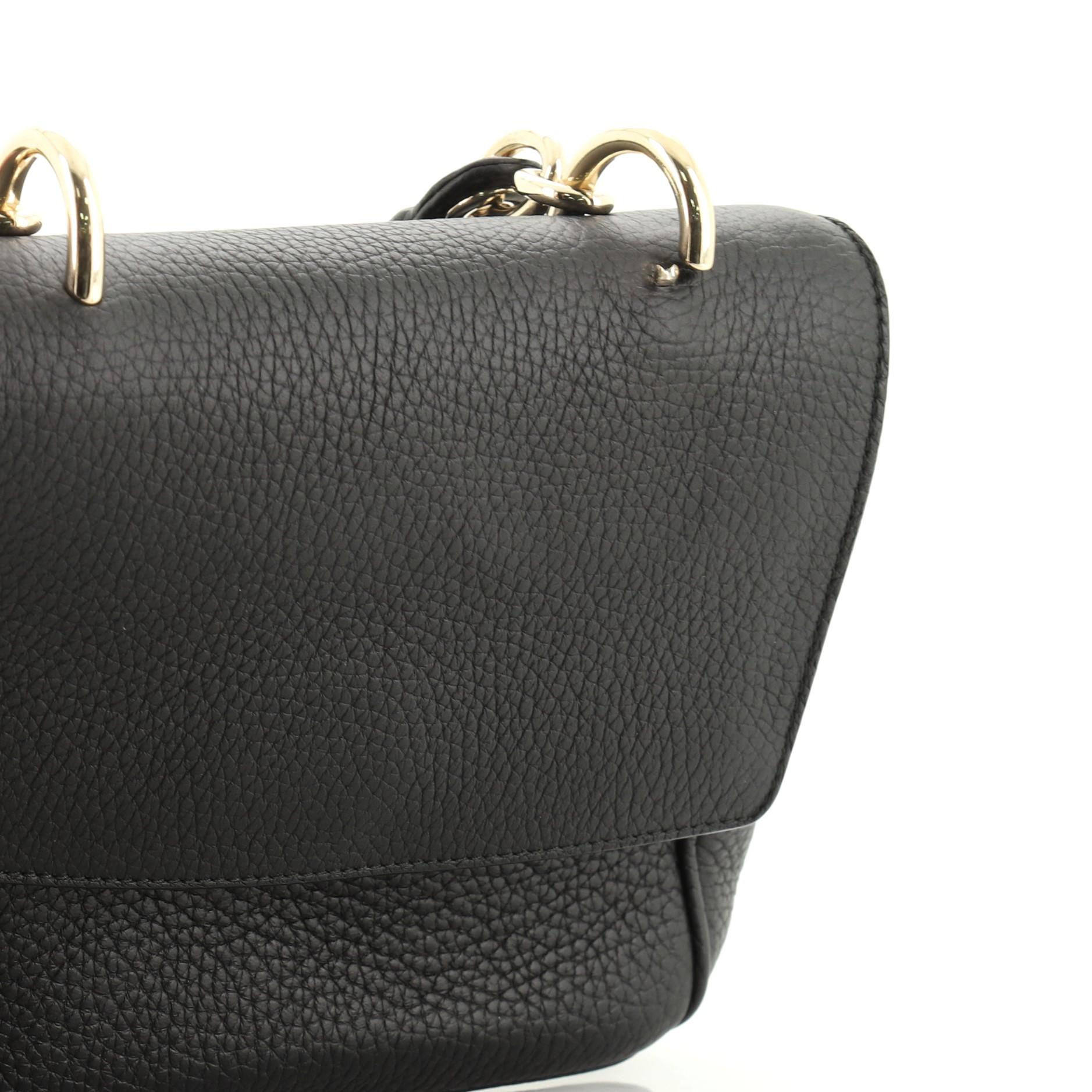 Be Dior Bag Pebbled Leather Mini 2