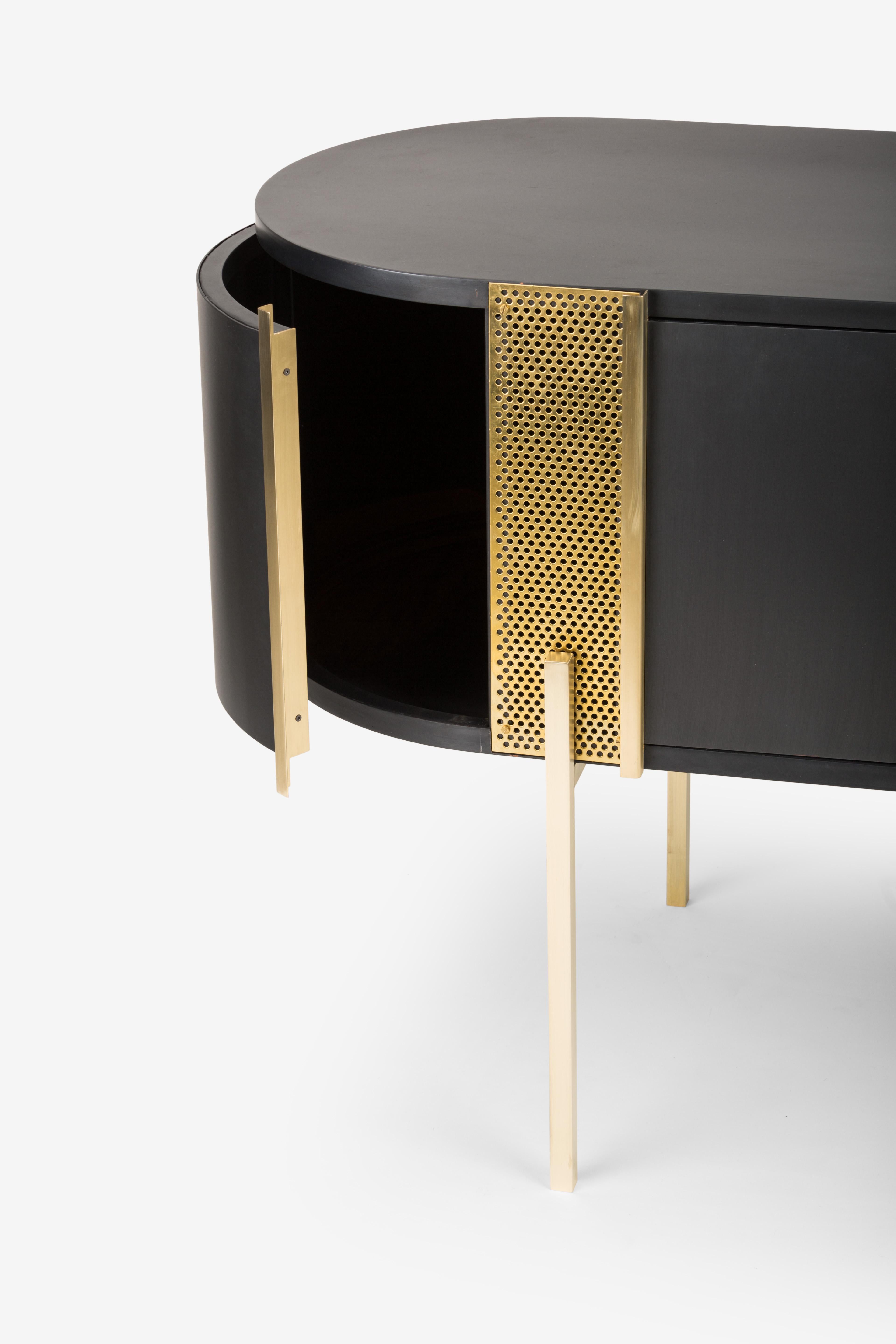 Brass Be-Lieve Console Extra by Mingardo For Sale
