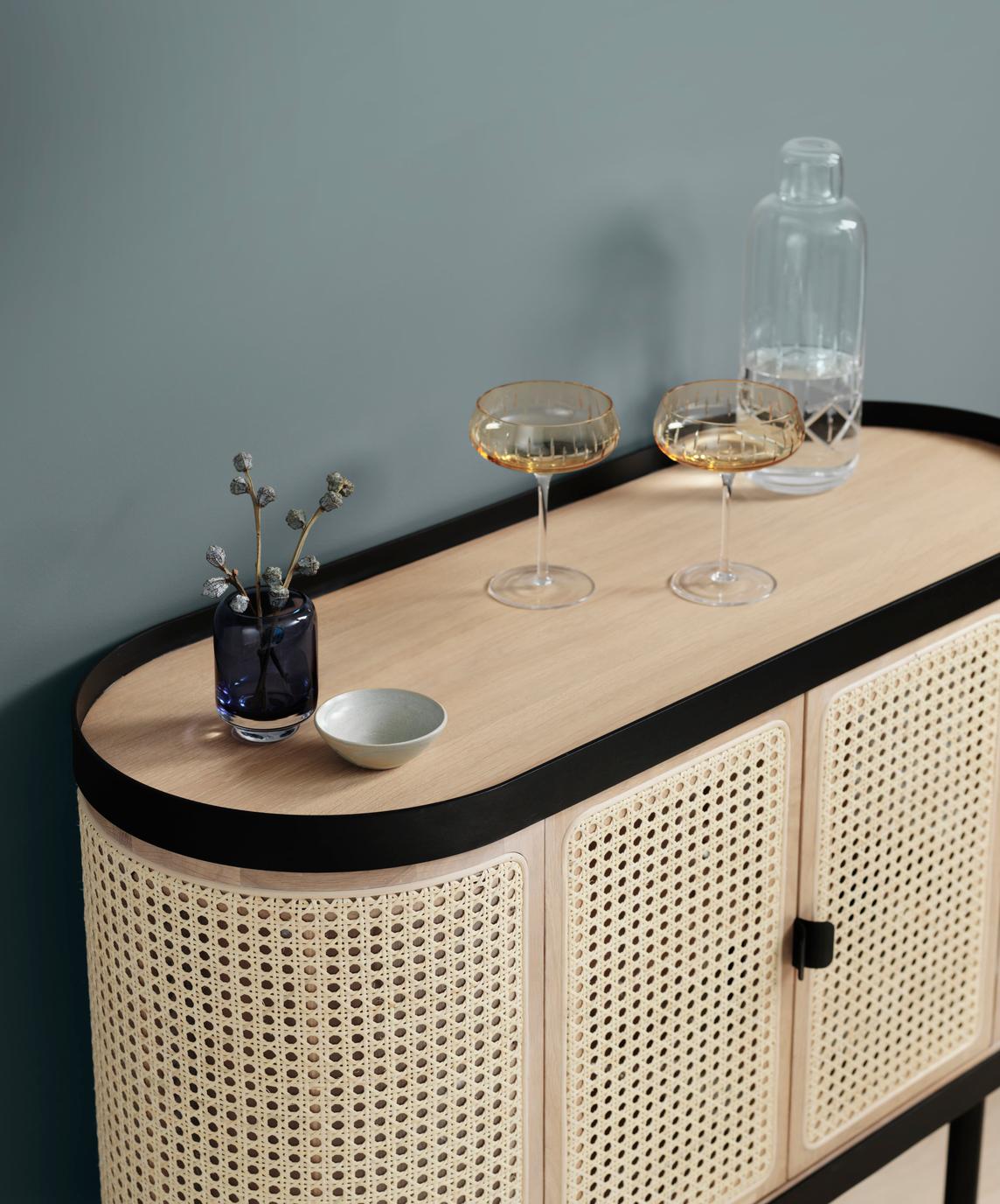 Oak Be My Guest Bar Cabinet by Warm Nordic