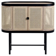 Retro Be My Guest Cane Bar Cabinet by Charlotte Høncke for Warm Nordic