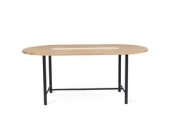 Be My Guest Dining Table 180 White Oak Butter Yellow by Warm Nordic