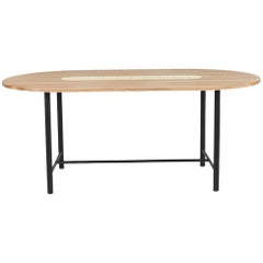 Be My Guest Dining Table 180 White Oak Butter Yellow by Warm Nordic