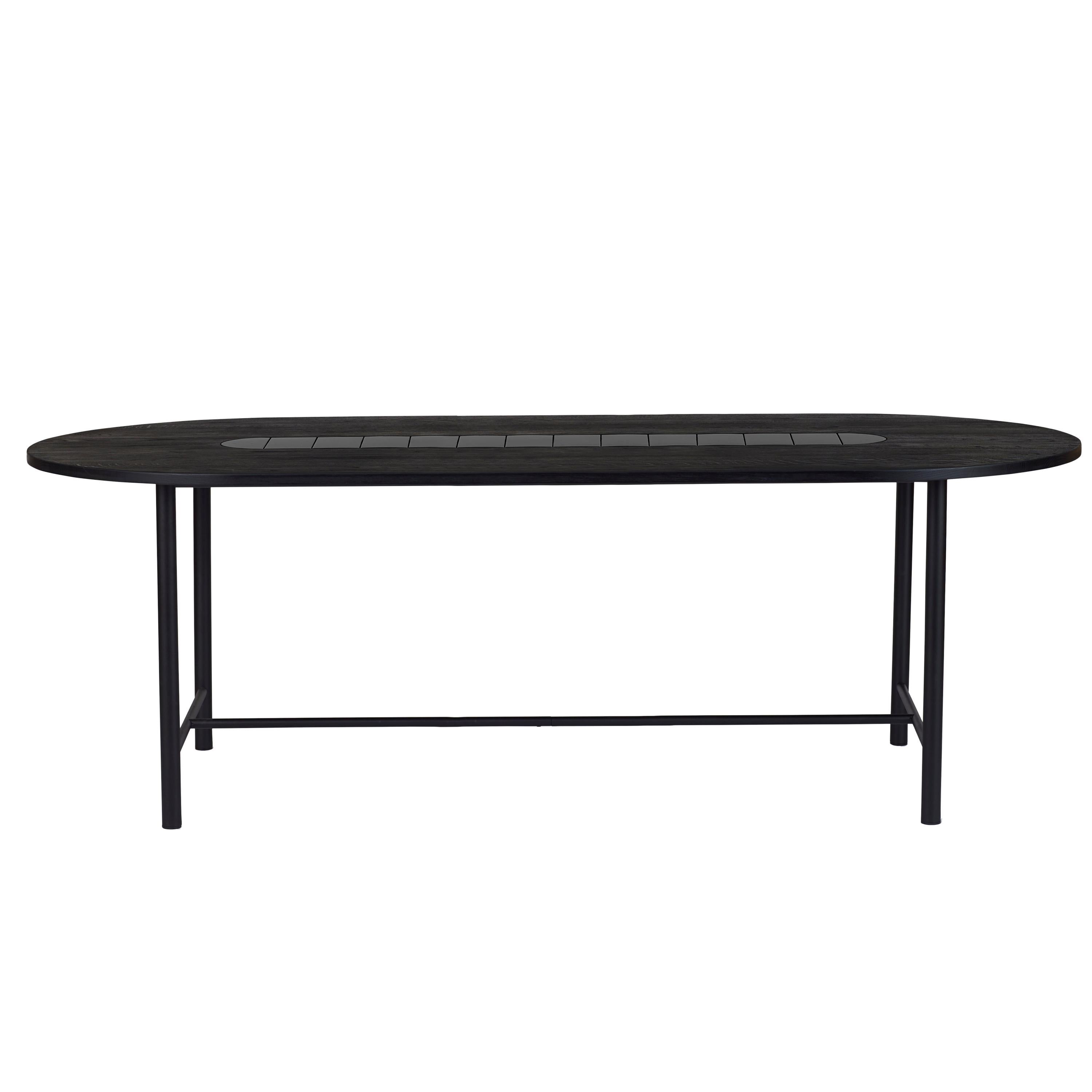For Sale: Black (Soft black) Be My Guest Large Dining Table, by Charlotte Høncke from Warm Nordic