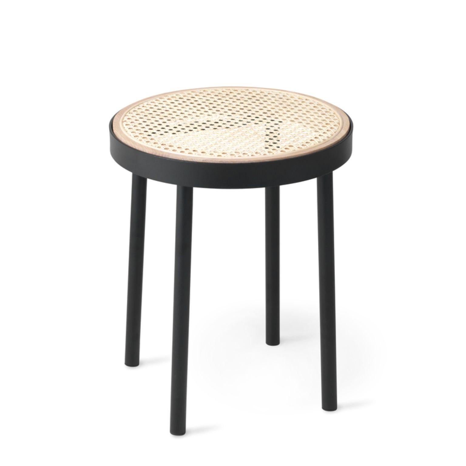 Be My Guest Stool by Warm Nordic
Dimensions: D 38 x H 46 cm
Material: White oiled solid oak, French cane, Black noir powder coated steel frame
Weight: 8 kg

Warm Nordic is an ambitious design brand anchored in Nordic design history and with a
