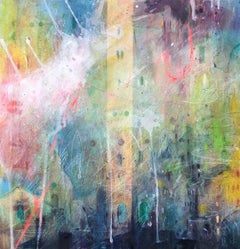 Light XVIII (3 pieces), Mixed Media on Canvas