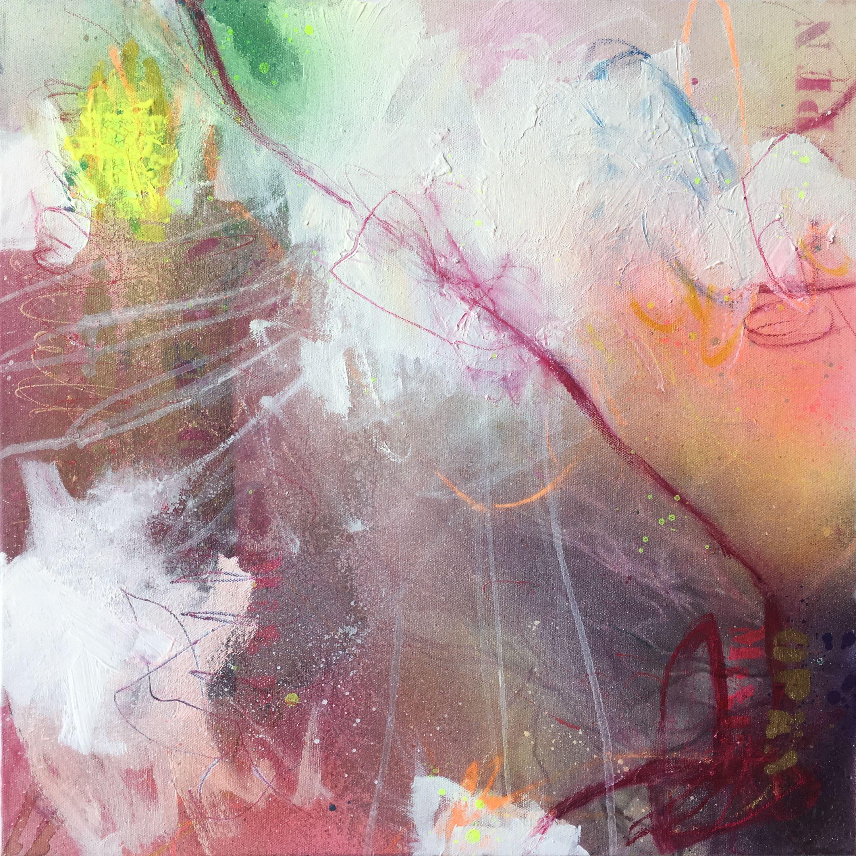 open your mind II, Mixed Media on Canvas - Mixed Media Art by Bea Garding Schubert