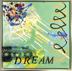 dream X (gerahmt), Gemälde, Acryl auf Leinwand