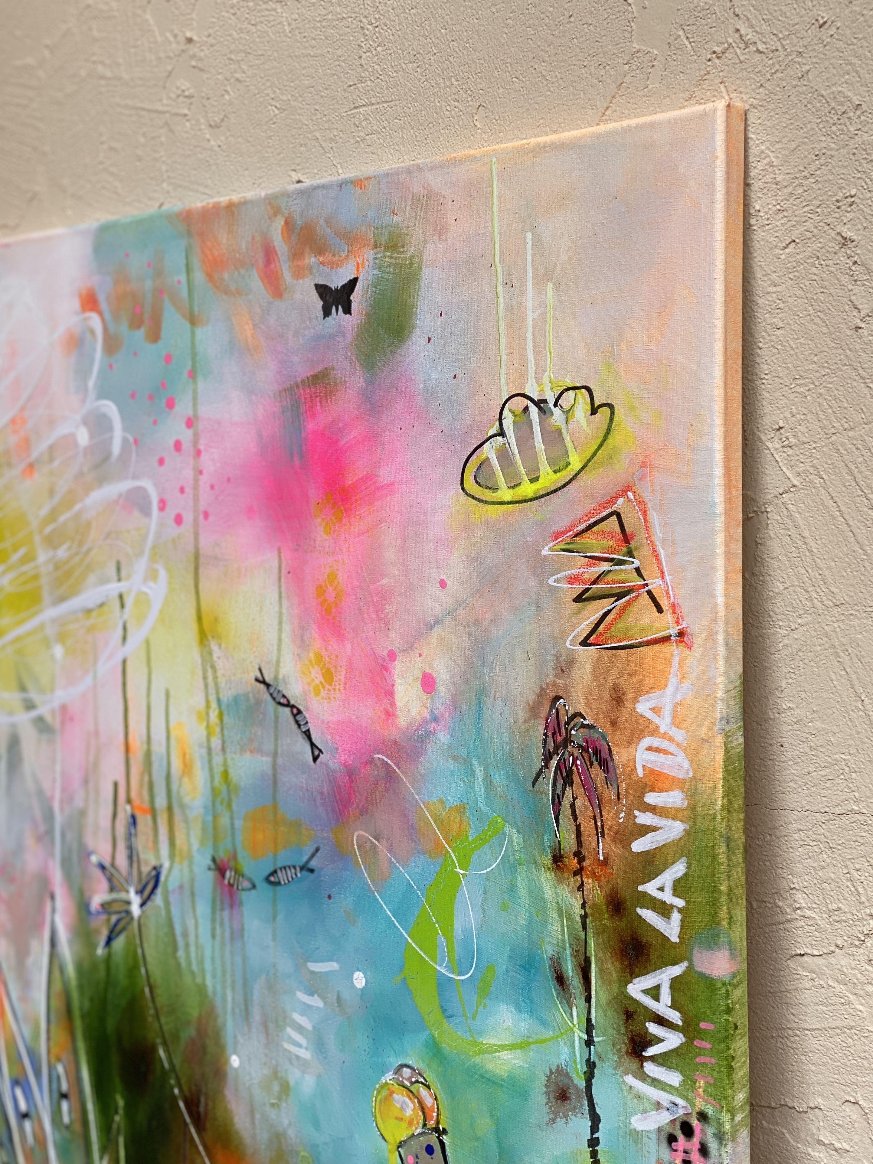 Sólo buenas vibraciones nº 1, Pintura, Acrílico sobre lienzo en venta 2