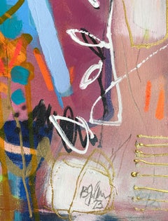 La maison est un paradis n° 2, peinture, acrylique sur toile