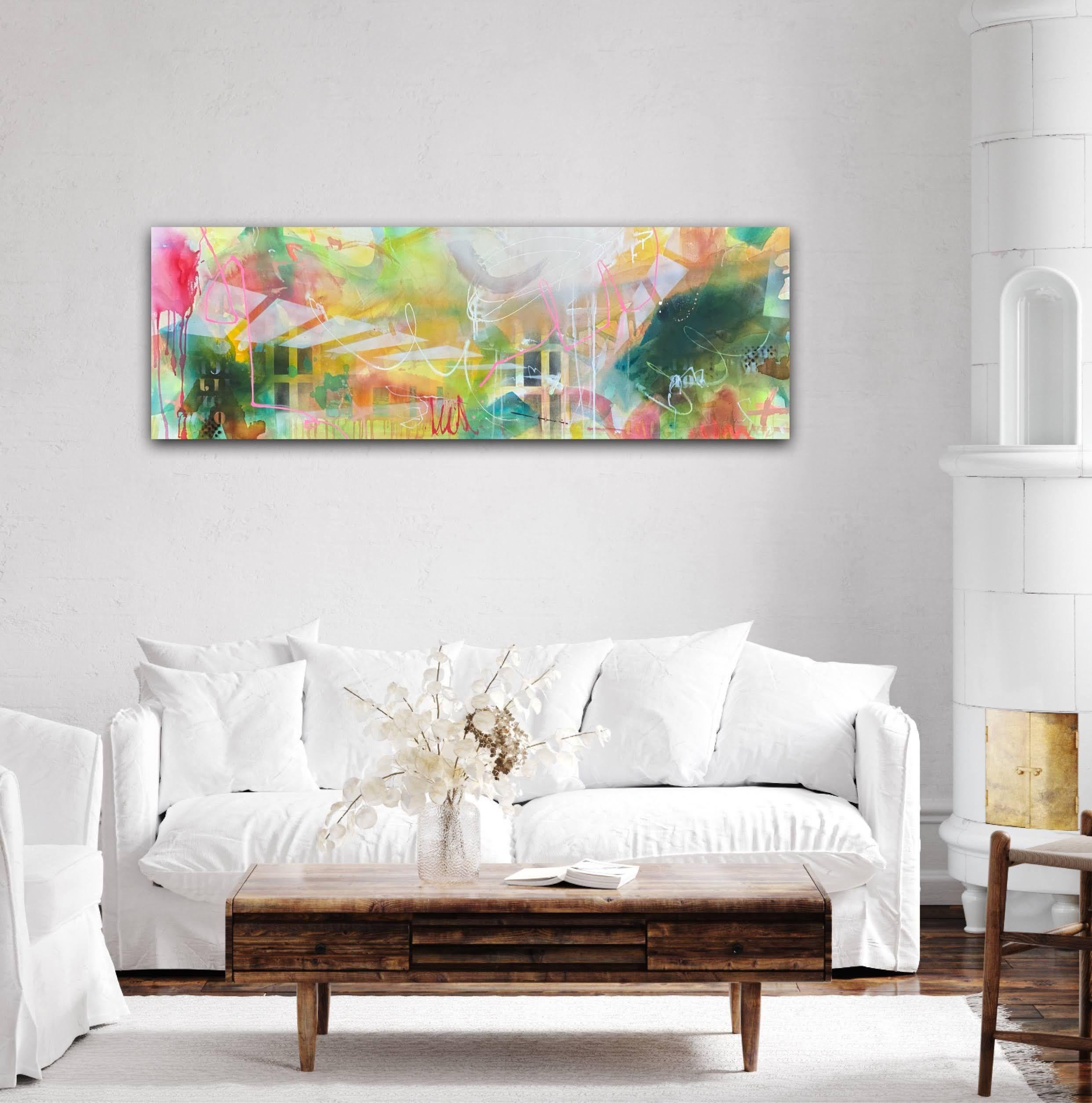 Never Stop Dreaming No.4, Pittura, Acrilico su tela - Painting di Bea Garding Schubert