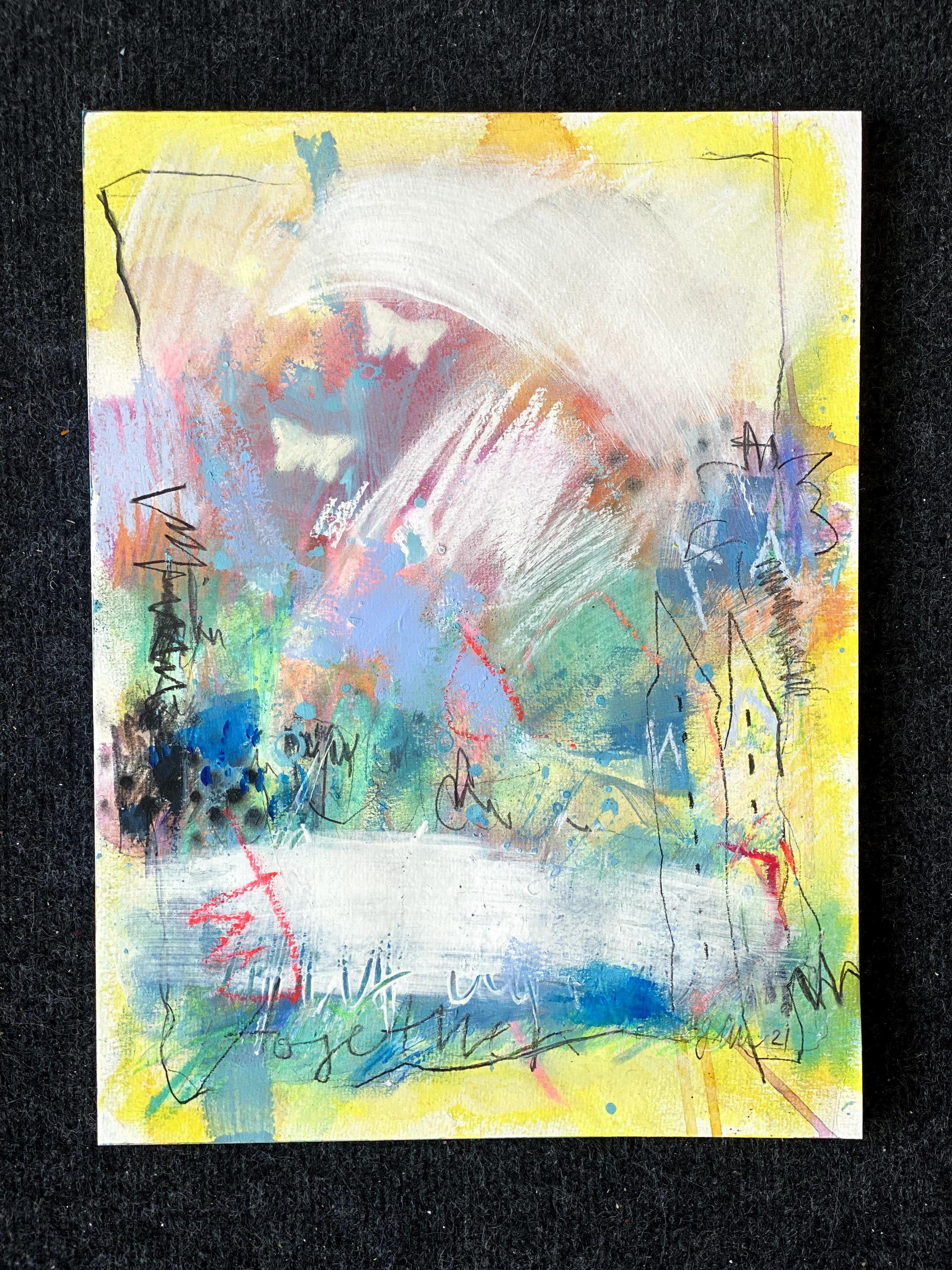 Together No.2, Painting, Pastels on Paper For Sale 2