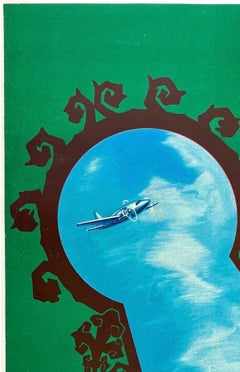 BEA - L'EUROPE - BRITISH EUROPEAN AIRWAYS Original Vintage Airline Travel Poster