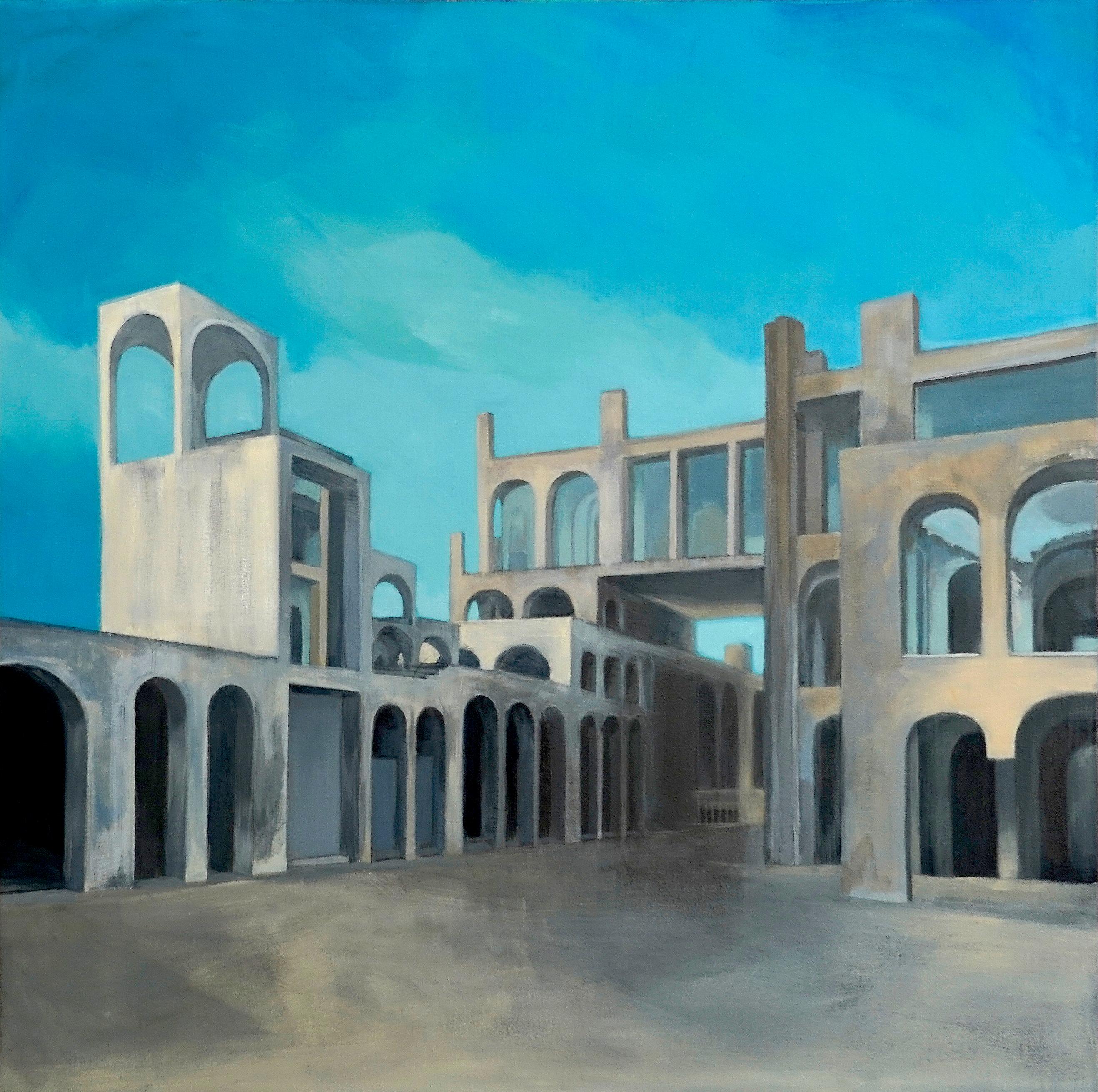 Stone Blue
Xavier Corberó studio
Acrylic on linen
120x120 cm 


The artist, Bea Sarrias, has developed much of her work in Barcelona, where she studied Fine Arts and soon became interested in architecture and the portrayal of iconic spaces. Her
