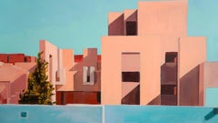 CONTEMPORARY Fine Art Architecture Spanish Bea Sarrias 2023 Calma en la piscina