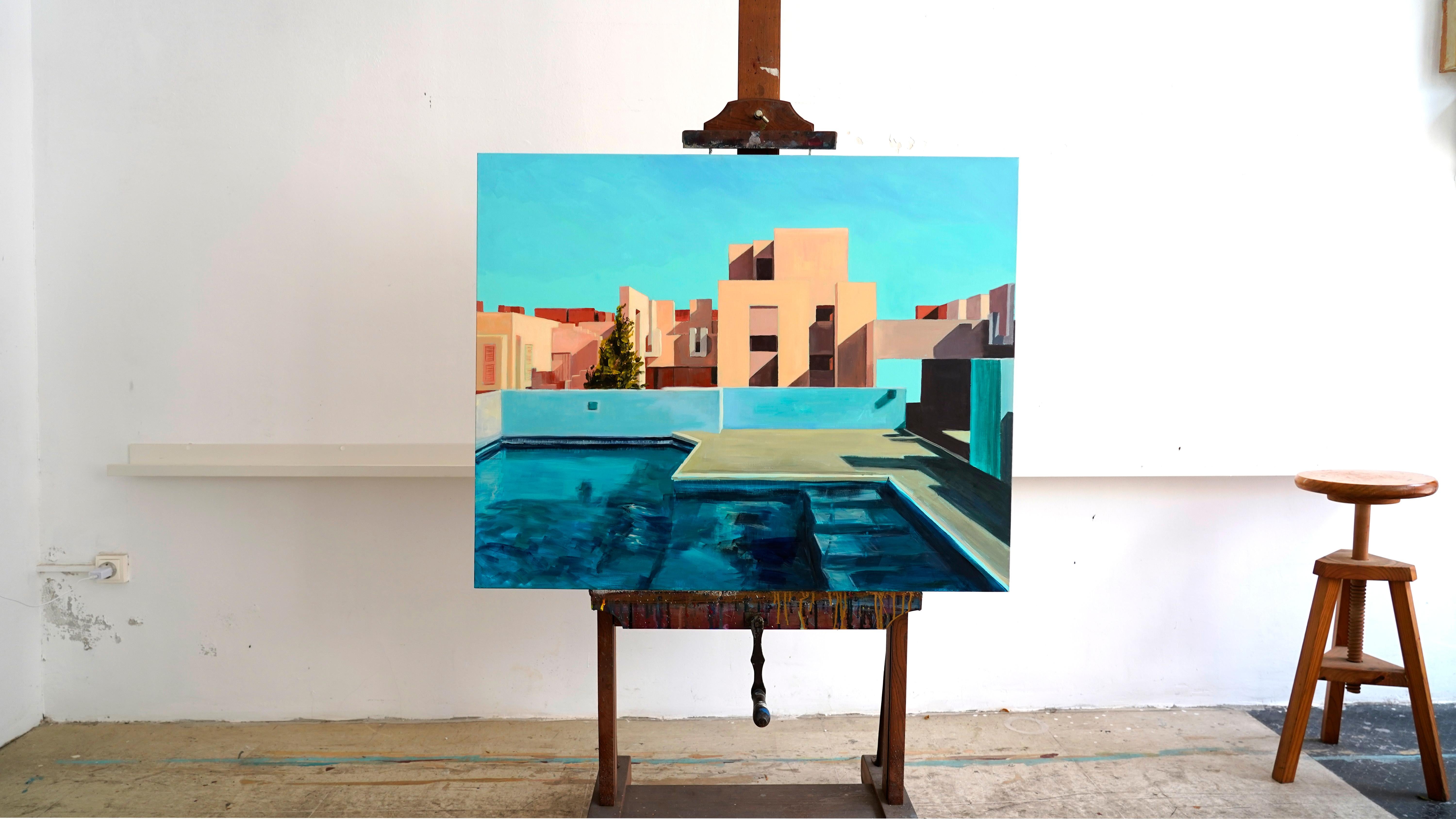 CONTEMPORANEO Belle Arti Architettura Spagnolo Bea Sarrias 2023 Calma in piscina 4