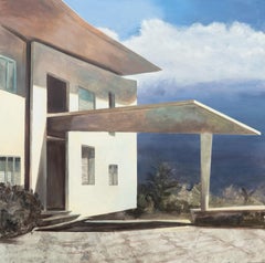 DREAM HOME Gio Ponti 130x130 cm acrylic on linen