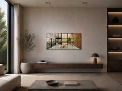 Eames House Acrylic Painting, Contemporary, 60x130 cm, 2010+