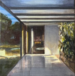 Luz de primavera - Antonio Bonet Castellana Architect, acrylic on canvas, 30x30