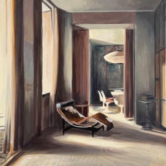 Mollino I, 2025, 70x70 cm, acrylic on linen