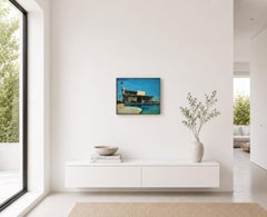 La Casa de la Palmera, Contemporary Acrylic Painting, 50x62 cm, 2010+