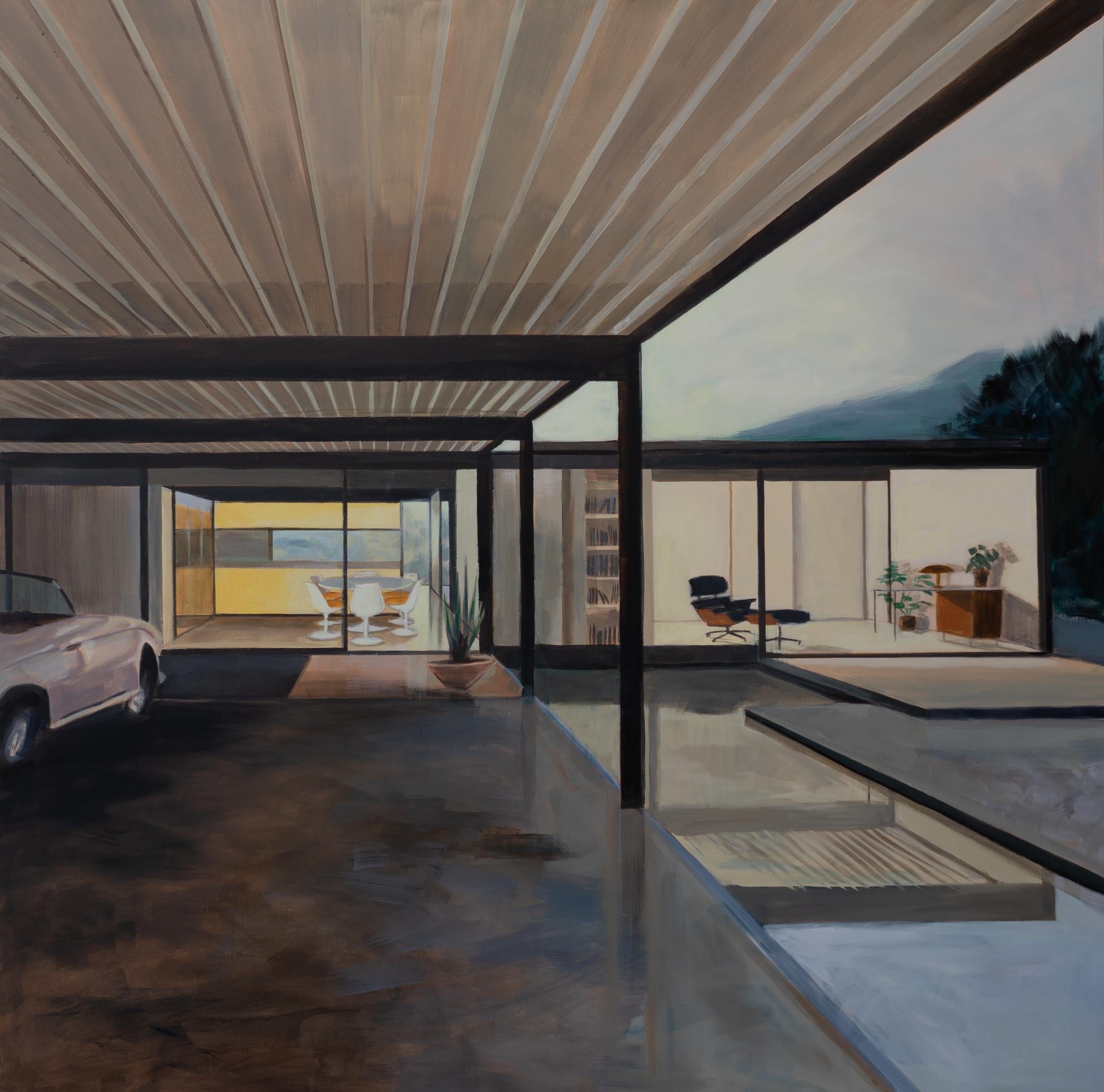 Figurative Painting di Bea Sarrias  - REFLECTIONS ON WATER