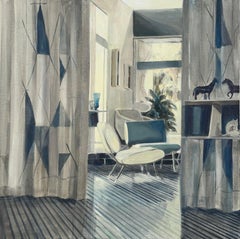 THE LIGHT THROUGH THE COURTAINS 60X60 CM