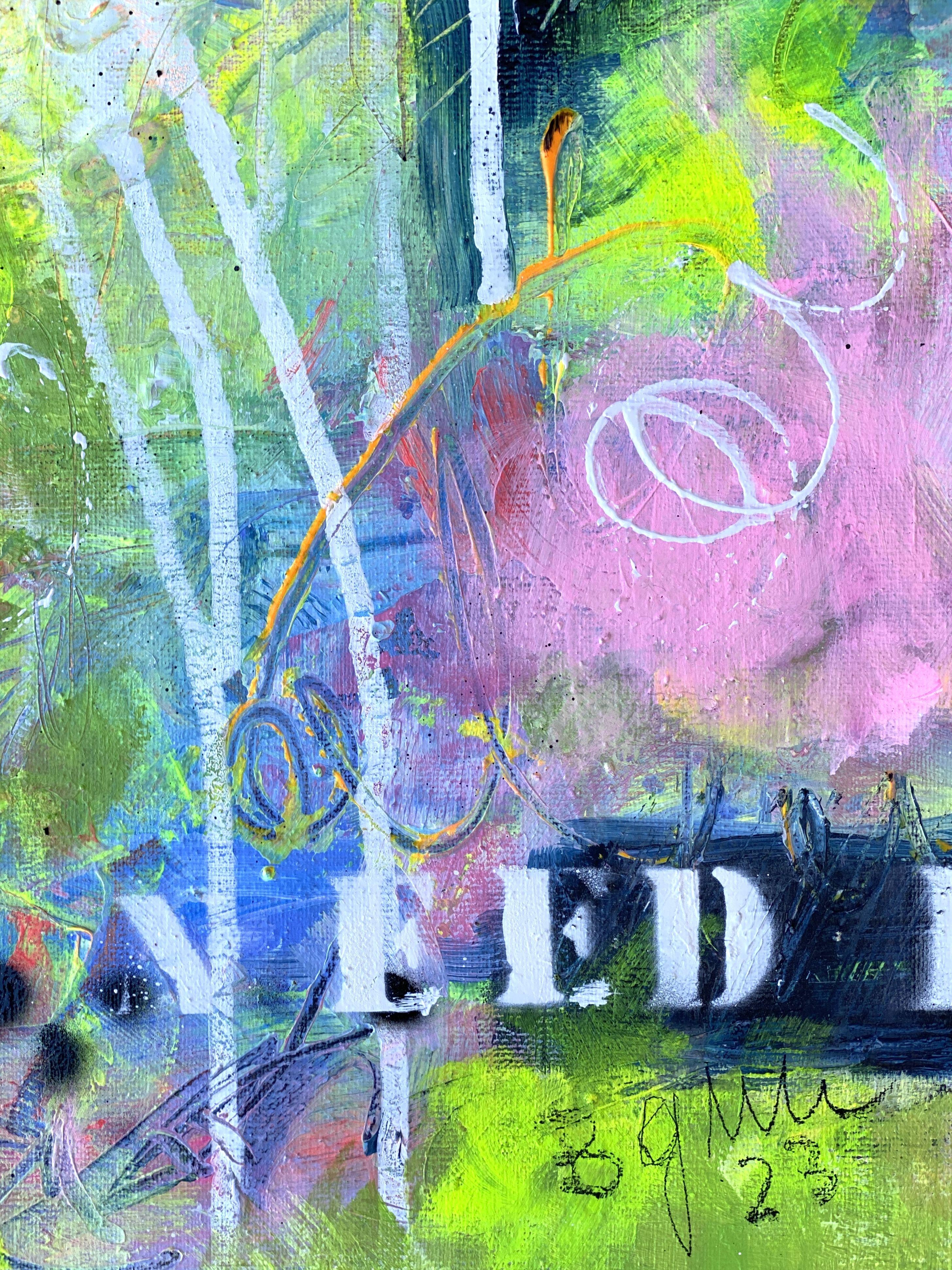 Alles, was Sie brauchen, ist Liebe Nr.16, Gemälde, Acryl auf Leinwand (Abstrakt), Painting, von Bea Schubert