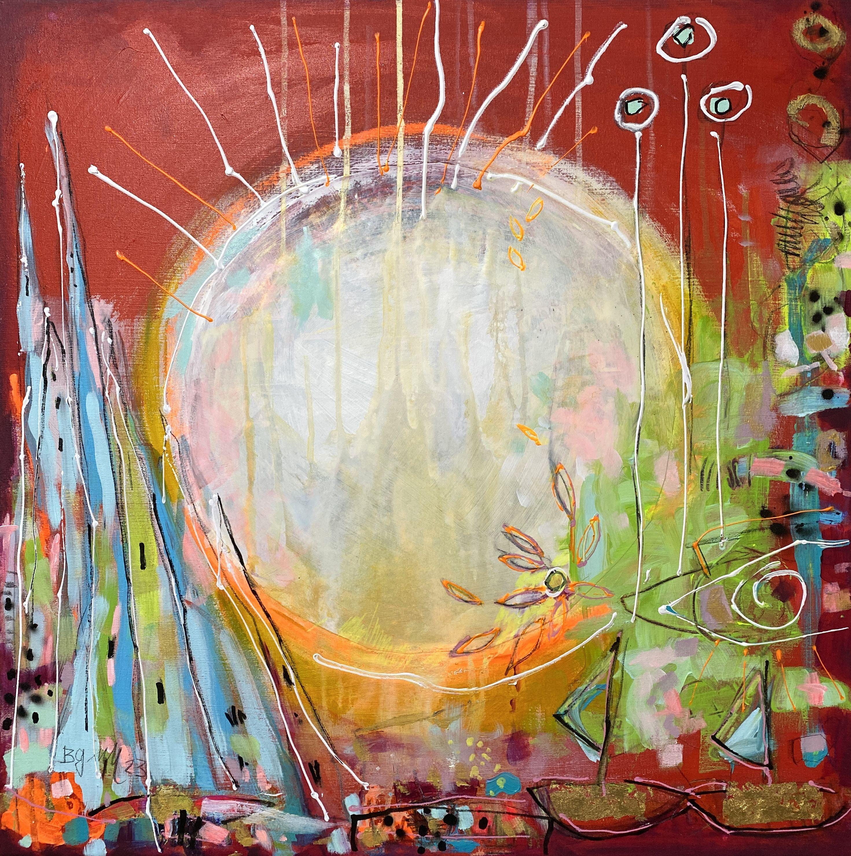 At Home Is The End Of The World No.2, Painting, Acrylic on Canvas