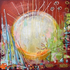 At Home Is The End Of The World No.2, Painting, Acrylic on Canvas