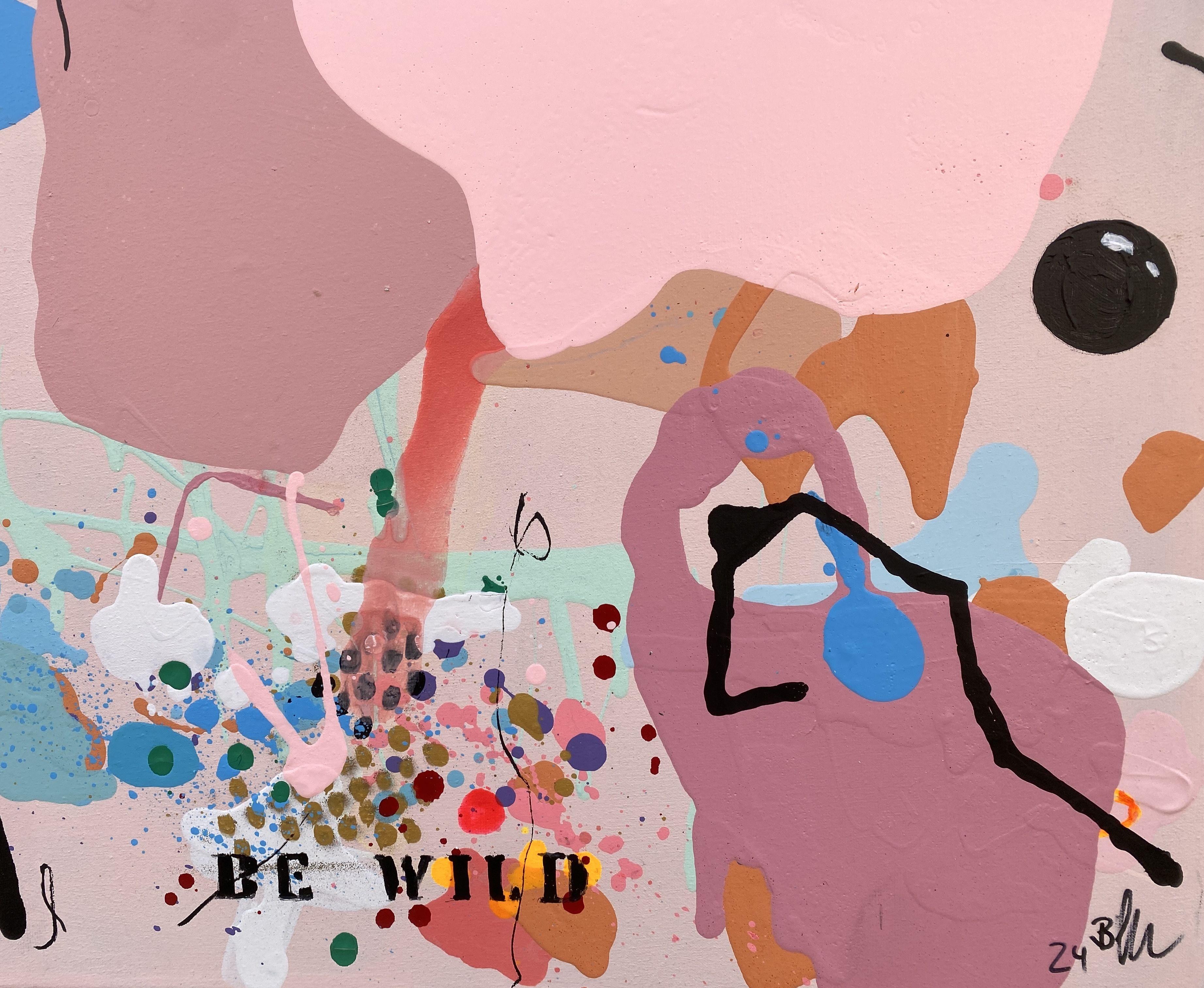 Be wild No.1, Pittura, Acrilico su tela - Painting Pop Art di Bea Schubert