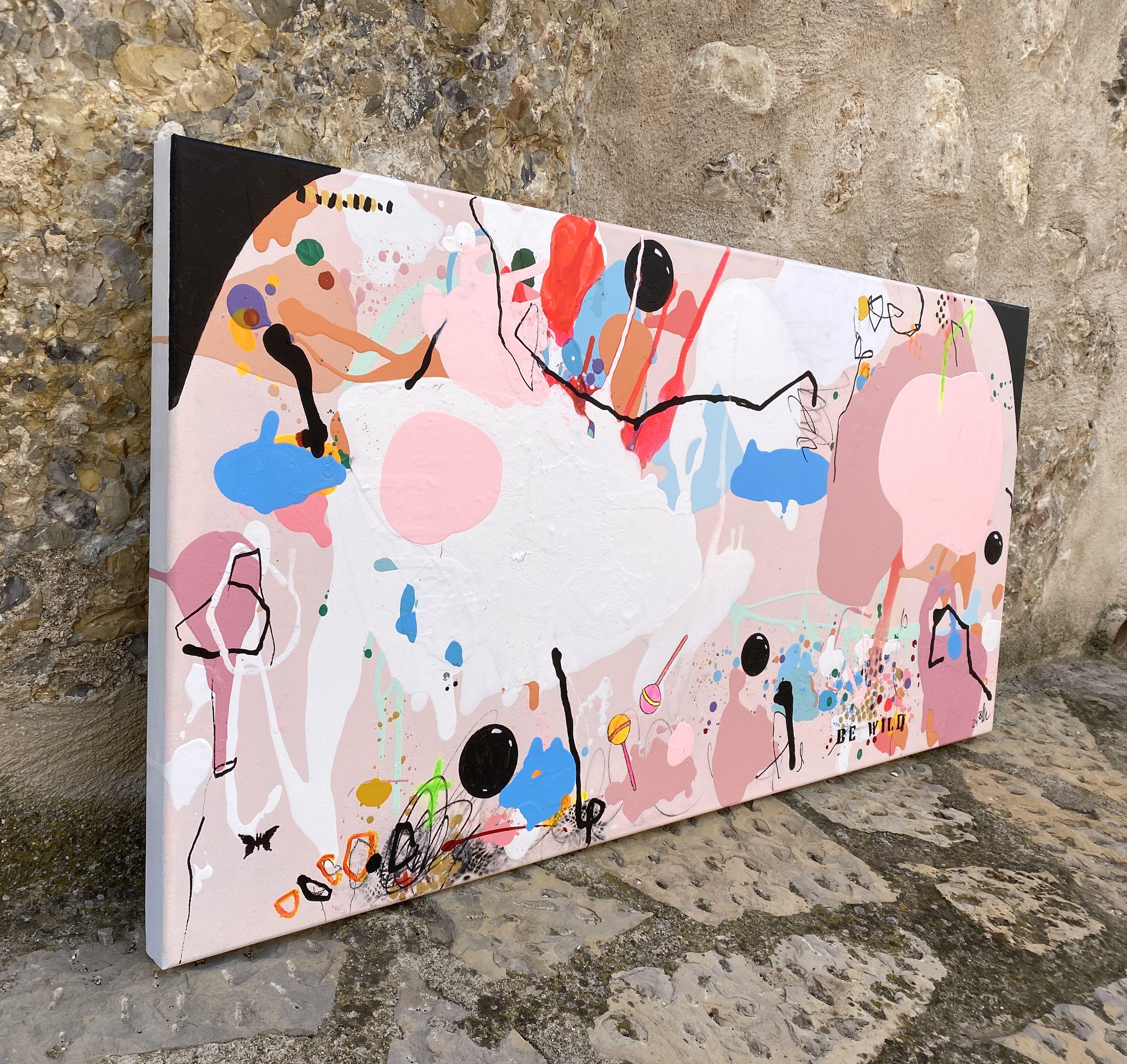 Be wild No.1, Pittura, Acrilico su tela in vendita 1
