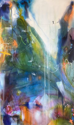 Costruire ponti n.15, Pittura, Acrilico su tela