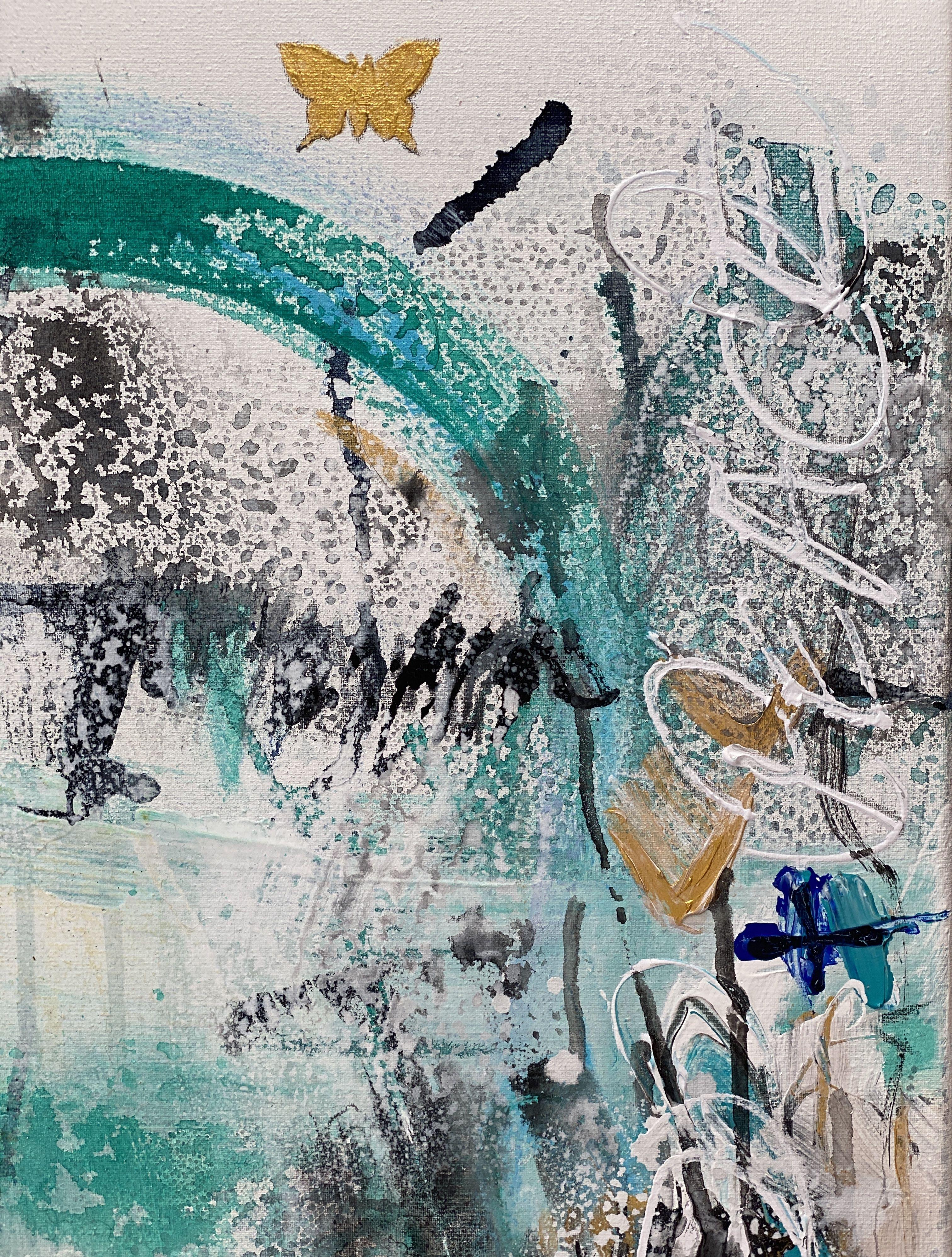 Butterfly No.10 #peace, Painting, Acrylic on Canvas For Sale 2