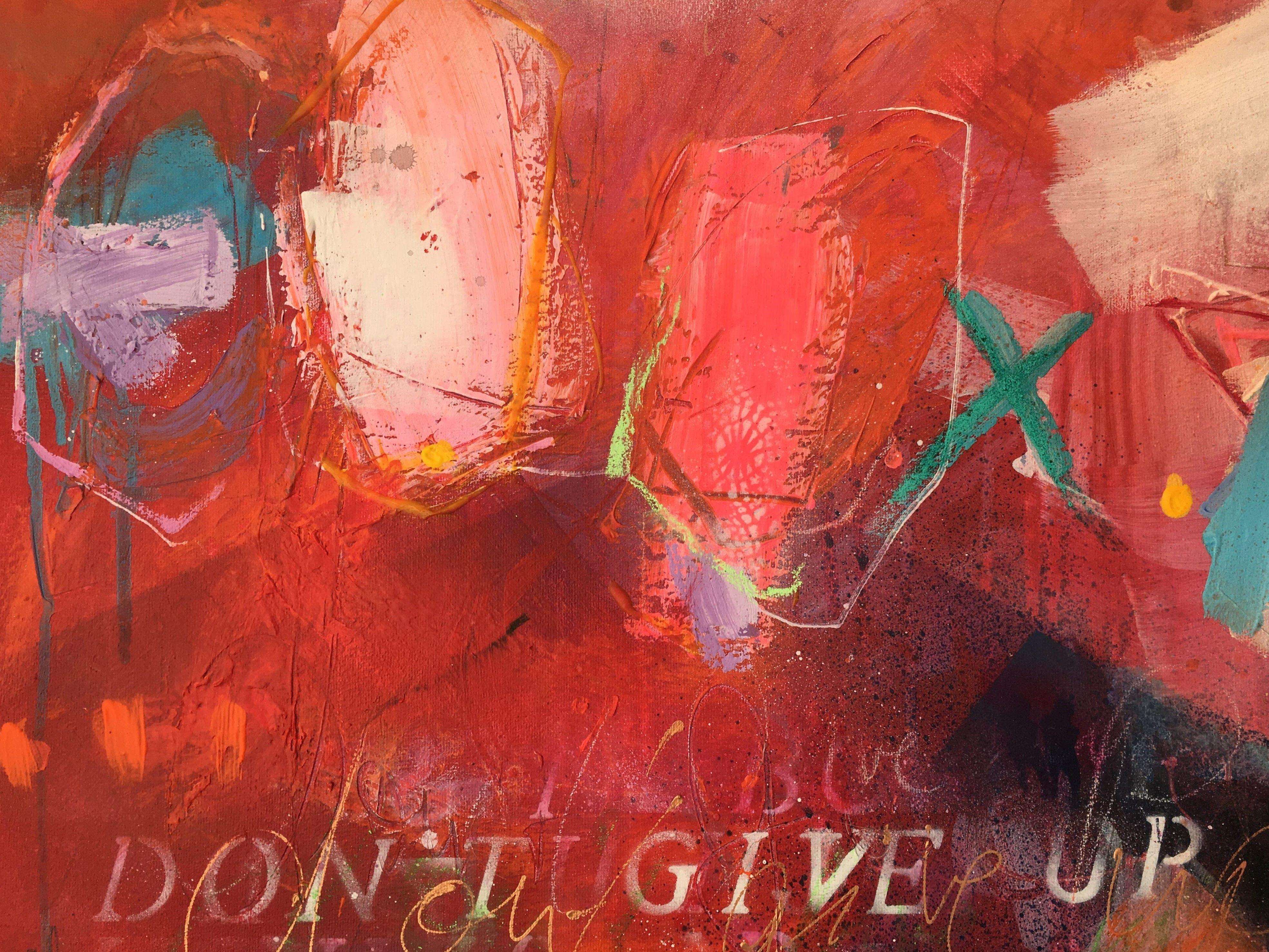 Donâ€˜t give up No.2, Painting, Acrylic on Canvas 2