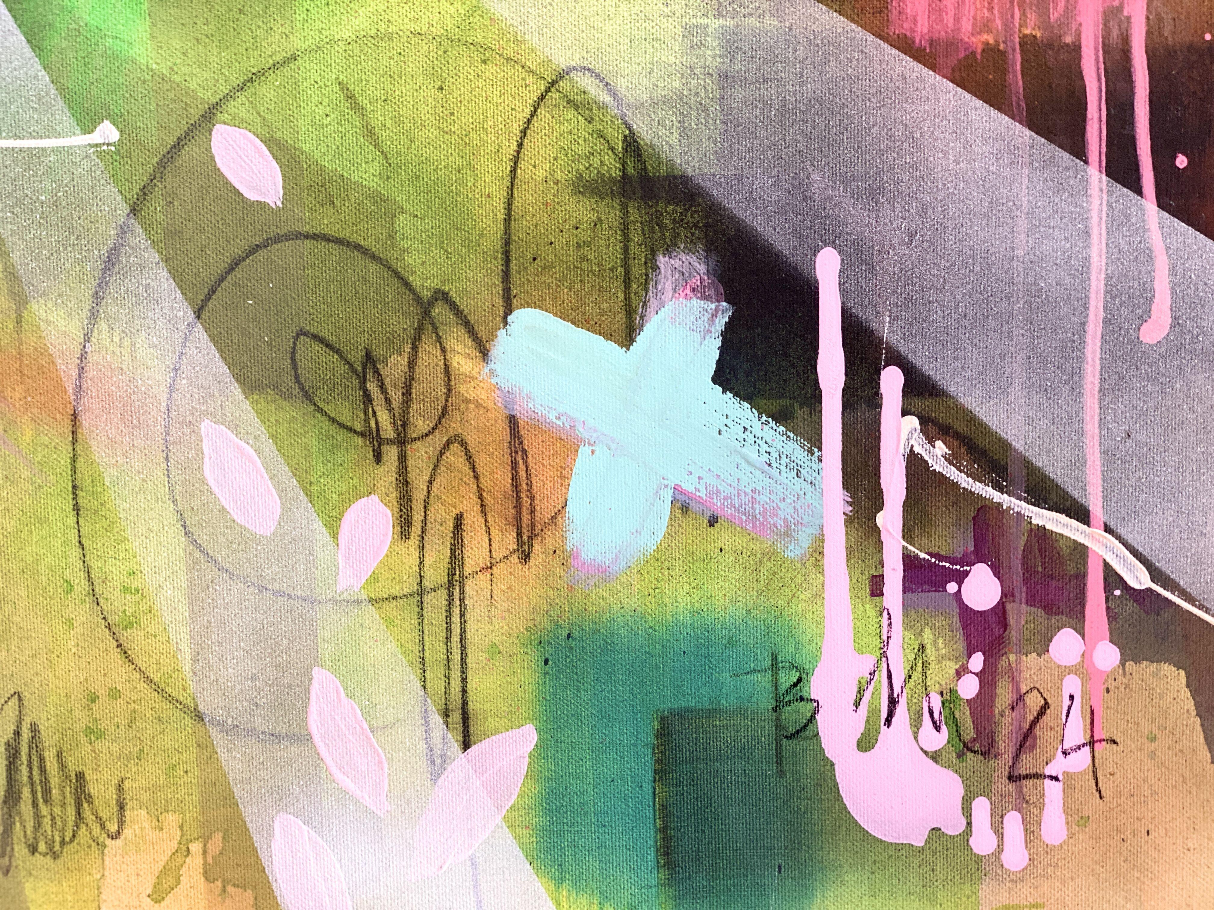 Dream Green, Gemälde, Acryl auf Leinwand (Abstrakt), Painting, von Bea Schubert
