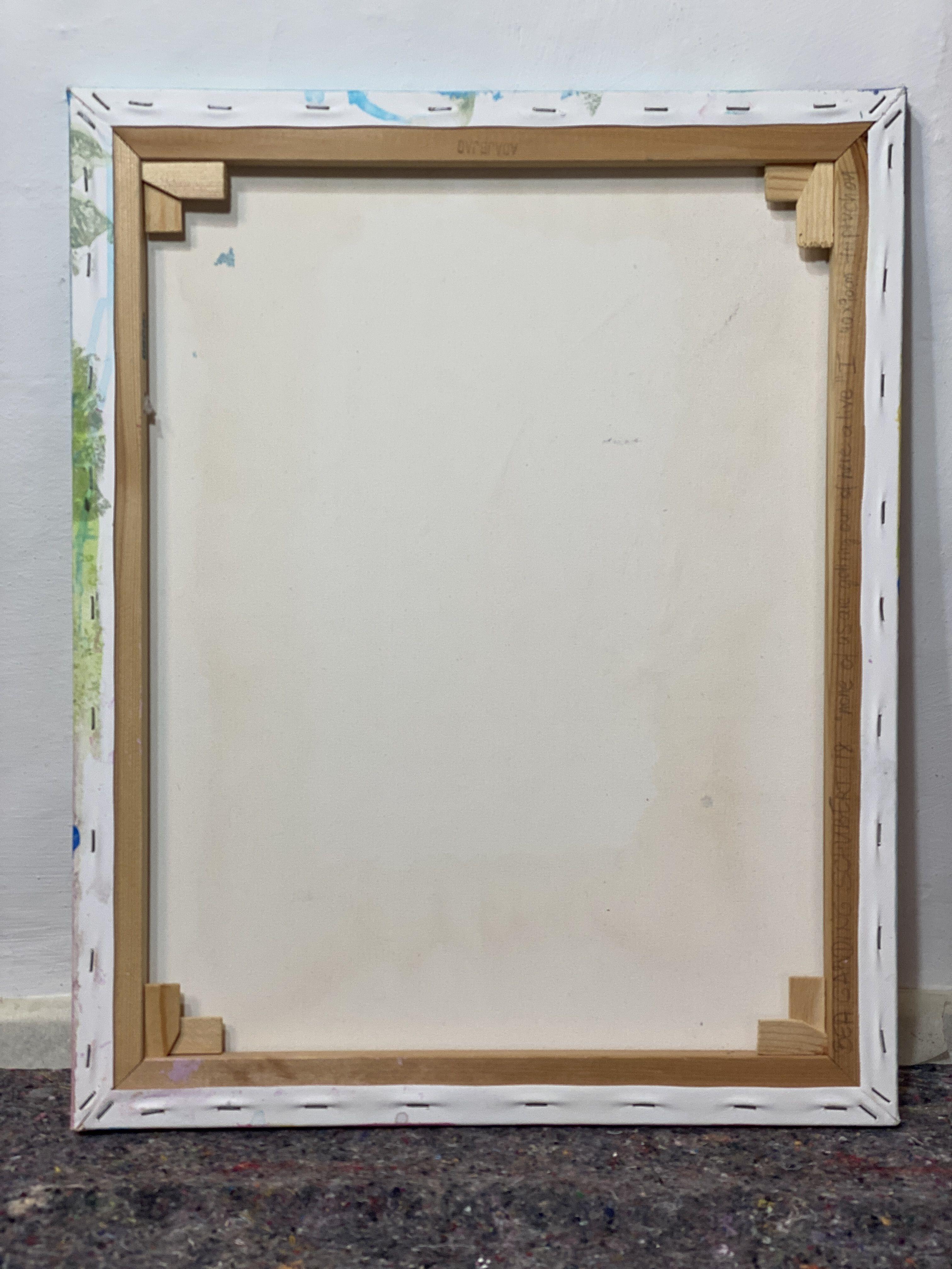 Pesci innamorati n.9, Pittura, Acrilico su tela - Abstract Painting Grigio di Bea Schubert